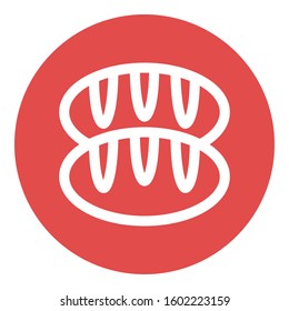 
Baguette Outline bold Vector Icon which can be easily modified or Edited
