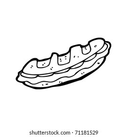 Baguette Sandwich Sketch Images Stock Photos Vectors Shutterstock