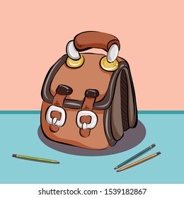 the bag,Vector bag,bag Graphic Design,School Supplies