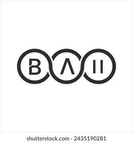 BAH Creative logo y diseño de iconos