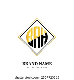BAH letter logo vector design, BAH simple and modern logo. BAH luxurious alphabet design,