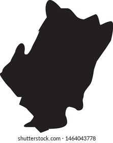 Bahah region map in Saudi Arabia