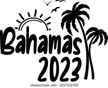 Bahamas 2023 Family Trip clipart