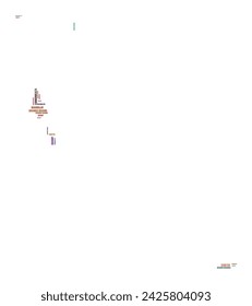 Nube de palabras en forma de país de Bahamas. Ilustración de país estilo tipográfico. Imagen de Bahamas en estilo nube de texto. Ilustración vectorial.