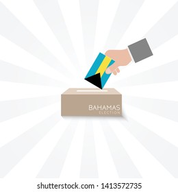 Bahamas Elections Vote Box Vector Work