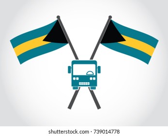 Bahamas Emblem Bus