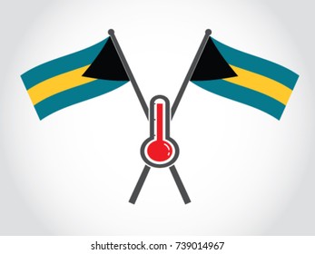 Bahamas Emblem Hot Temperature