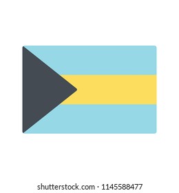 Bahamas Flag Icon