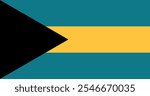 Bahamas Flag Illustration Premium Quality High Resolution 300DPI