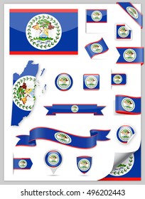 Bahamas Flag Set - Vector Collection
