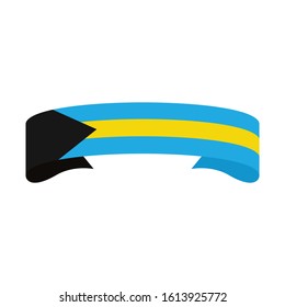 Bahamas flag. Simple vector. National flag of Bahamas  