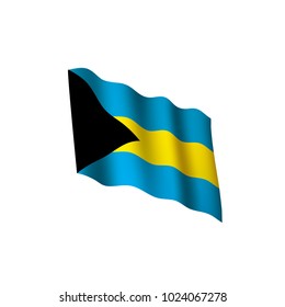Bahamas flag, vector illustration