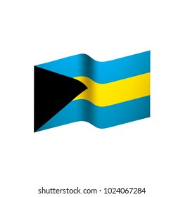 Bahamas flag, vector illustration