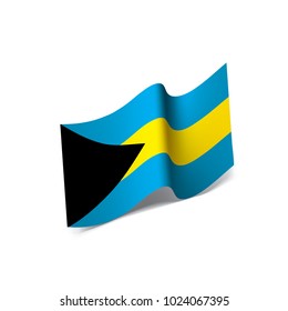 Bahamas flag, vector illustration