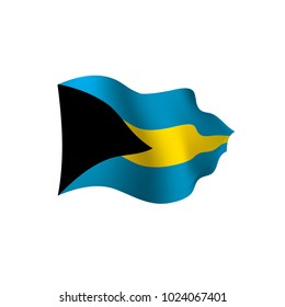 Bahamas flag, vector illustration
