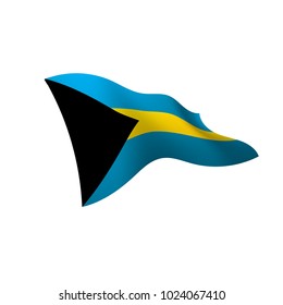 Bahamas flag, vector illustration