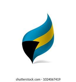 Bahamas flag, vector illustration