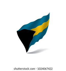 Bahamas flag, vector illustration