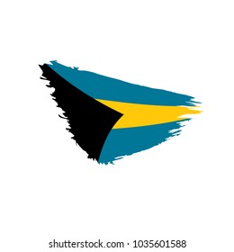 Bahamas flag, vector illustration