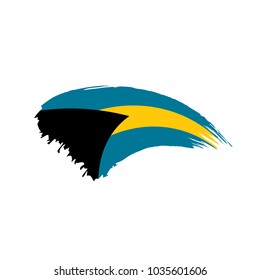 Bahamas flag, vector illustration