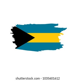 Bahamas flag, vector illustration
