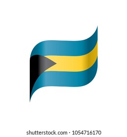 Bahamas flag, vector illustration