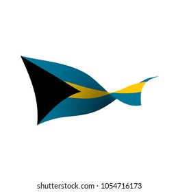 Bahamas flag, vector illustration