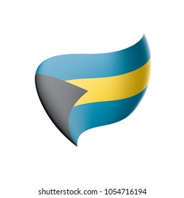 Bahamas flag, vector illustration