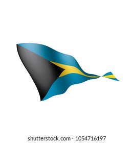 Bahamas flag, vector illustration