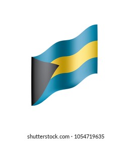 Bahamas flag, vector illustration
