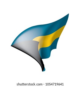 Bahamas flag, vector illustration
