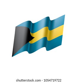 Bahamas flag, vector illustration