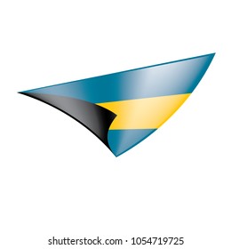 Bahamas flag, vector illustration