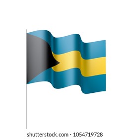 Bahamas flag, vector illustration
