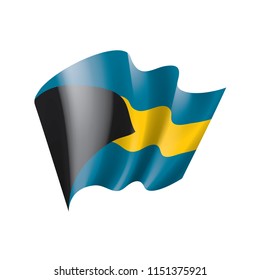 Bahamas flag, vector illustration