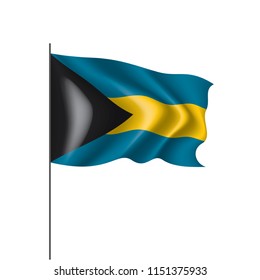 Bahamas flag, vector illustration
