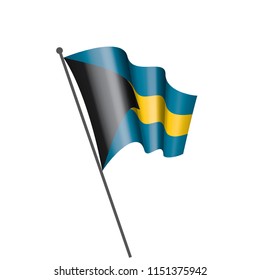 Bahamas flag, vector illustration