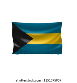 Bahamas flag, vector illustration