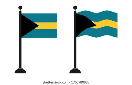 Bahamas flag vector illustration design	