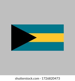 Las Bahamas marcan la ilustración vectorial de alta calidad para ui y ux, sitio web o aplicación móvil