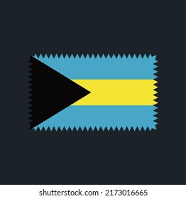 Bahamas Flag Vector. National Flag