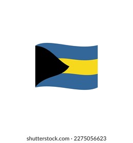 Banderas de las Bahamas conjunto de iconos Día de la Independencia de las Bahamas juego de iconos símbolo vector símbolo