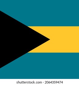 Icono de bandera de país redondeado de Bahamas