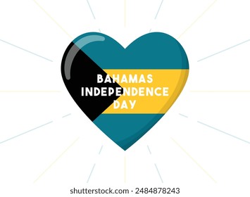 Bahamas Independence Day. Eps 10 