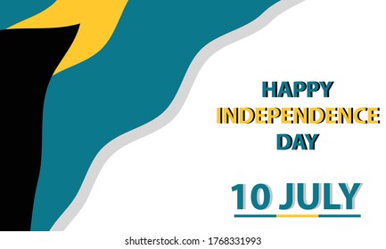 Bahamas Independence Day, Vector illustration