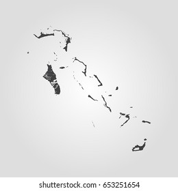 The Bahamas map
