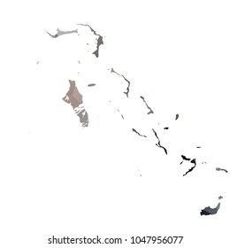 bahamas map - Black, grey, geometric rumpled low poly style gradient graphic background, polygonal design for your. Vector illustration eps 10. 