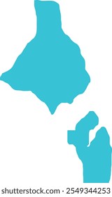 Mapa das Bahamas em azul, Mapa do país, Bahamas, Mapa da fronteira, Linha de fronteira das Bahamas, Mapa geográfico