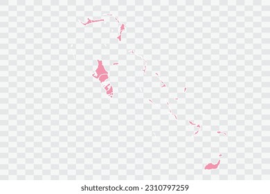 Bahamas Map Rose Color Background quality files png