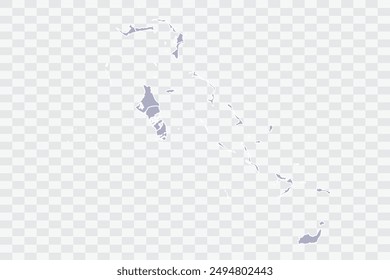 Bahamas Mapa de color plateado sobre fondo blanco archivos de calidad Png